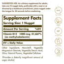 Solgar Methylcobalamin (Vitamin B12) 1000 mcg 60 Nuggets - DailyVita