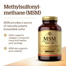 Solgar MSM 1000 mg 120 Tablets - DailyVita