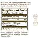 Solgar Naturally Sourced Vitamin K-2 (MK-7) 100 mcg 50 Vegetable Capsules - DailyVita