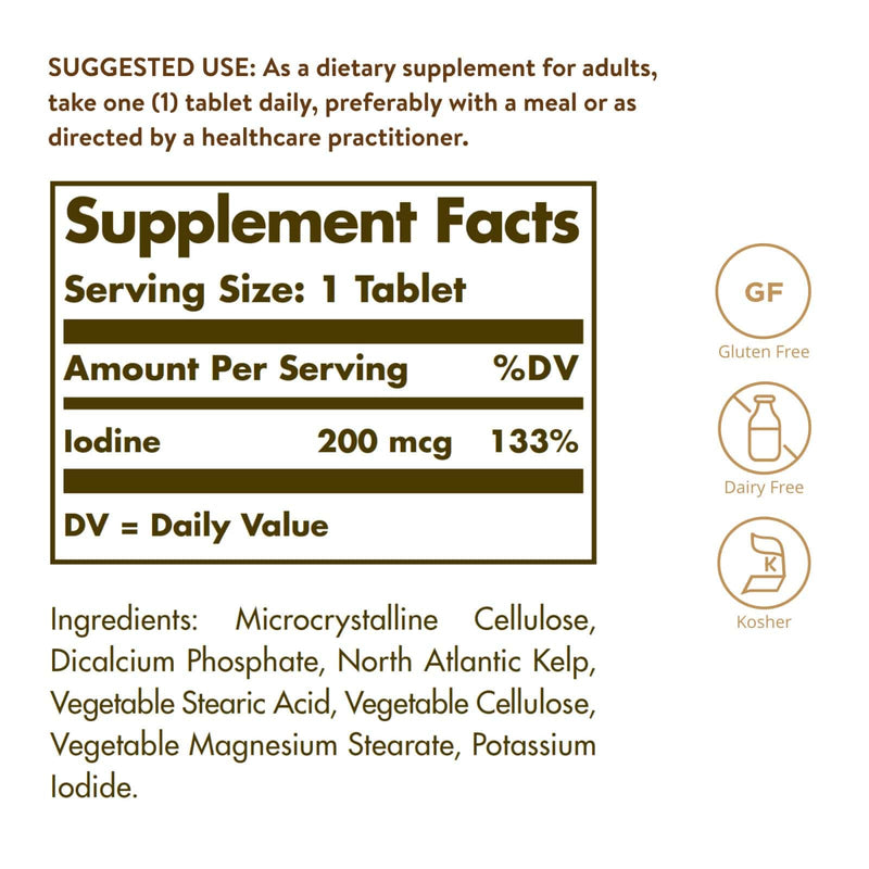 Solgar North Atlantic Kelp 250 Tablets