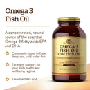 Solgar Omega-3 Fish Oil Concentrate 120 Softgels - DailyVita