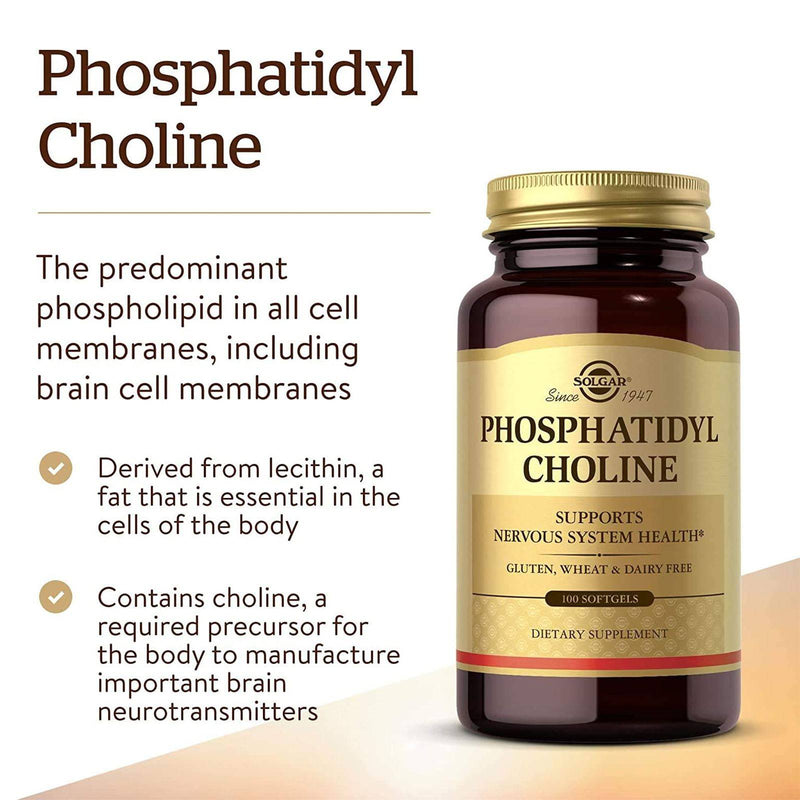 Solgar Fosfatidilcolina 100 Cápsulas Blandas