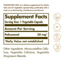 Solgar Policosanol 20 mg 100 Vegetable Capsules - DailyVita