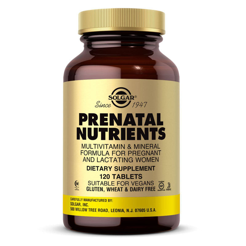 Solgar Nutrientes Prenatales 120 Comprimidos