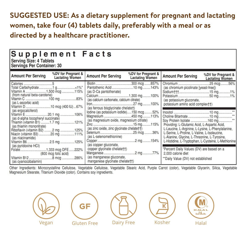 Solgar Prenatal Nutrients 120 Tablets