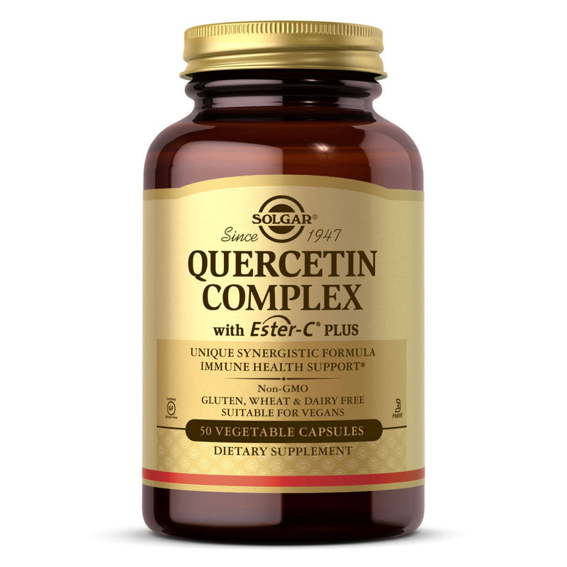 Complexo de Quercetina Solgar com Ester-C® Plus 50 Cápsulas Vegetais