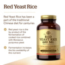 Solgar Red Yeast Rice 120 Vegetable Capsules - DailyVita