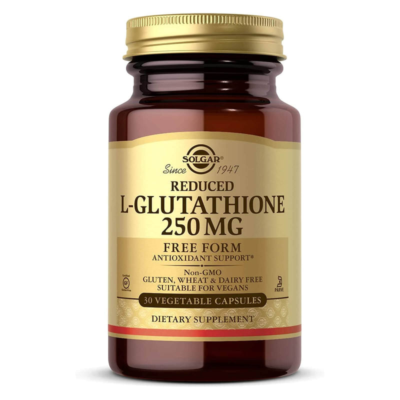 Solgar Reduced L-Glutathione 250 mg 30 Vegetable Capsules