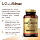 Solgar Reduced L-Glutathione 250 mg 60 Vegetable Capsules - DailyVita