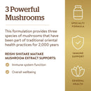 Solgar Reishi Shiitake Maitake Mushroom Extract 50 Vegetable Capsules - DailyVita