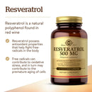 Solgar Resveratrol 500 mg 30 Vegetable Capsules - DailyVita