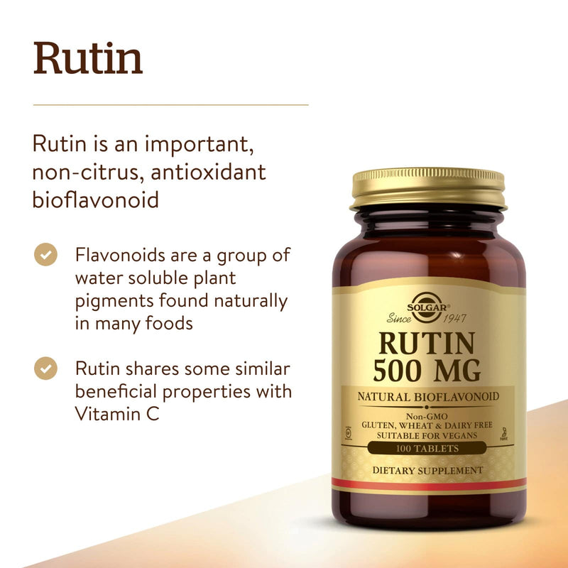 Solgar Rutin 500 mg 100 Tablets