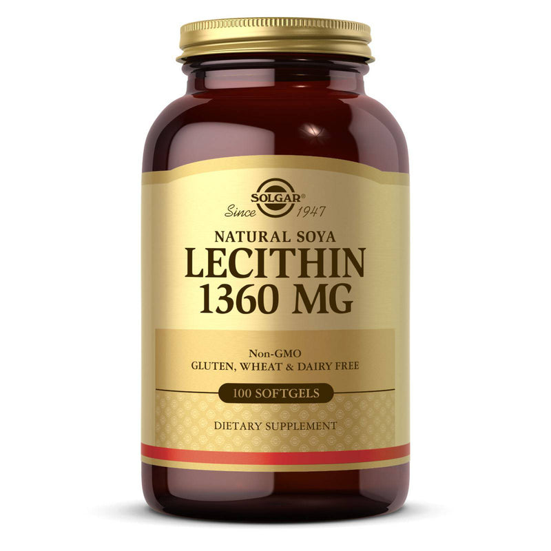 Solgar Soya Lecithin 1360 mg 100 Softgels