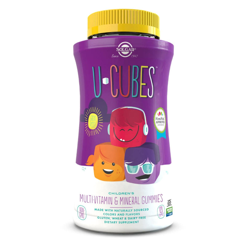 Solgar U-Cubes Childrens Multi-Vitamin＆Mineral Gummies-120 Gummies