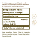 Solgar Ubiquinol 100 mg (Reduced CoQ-10) 50 Softgels - DailyVita
