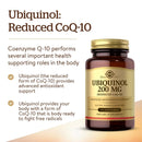Solgar Ubiquinol 200 mg (Reduced CoQ-10) 30 Softgels - DailyVita