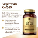 Solgar Vegan CoQ-10 200 mg 60 Vegetable Capsules - DailyVita
