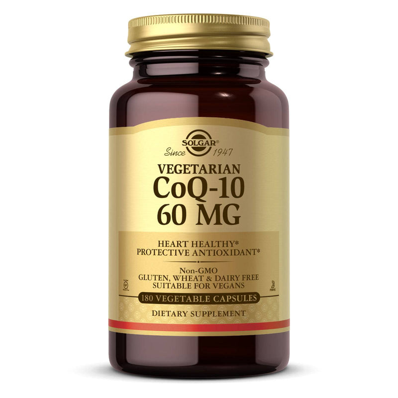 Solgar Vegetariano CoQ-10 60mg - 180 Cápsulas Vegetais