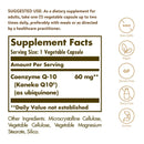 Solgar Vegetarian CoQ-10 60 mg 180 Vegetable Capsules - DailyVita