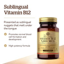 Solgar Vitamin B12 5000 mcg 30 Nuggets - DailyVita