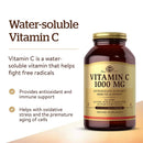 Solgar Vitamin C 1000 mg 250 Vegetable Capsules - DailyVita