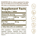 Solgar Vitamin C 1500 mg with Rose Hips 180 Tablets - DailyVita