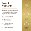 Solgar Vitamin C 500 mg Cran Raspberry 90 Chewable Tablets - DailyVita