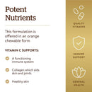 Solgar Vitamin C 500 mg Orange 90 Chewable Tablets - DailyVita