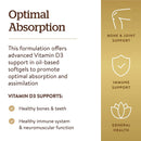 Solgar Vitamin D3 (Cholecalciferol) 10 mcg (400 IU) 100 Softgels - DailyVita