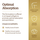 Solgar Vitamin D3 (Cholecalciferol) 125 mcg (5,000 IU) 100 Softgels - DailyVita