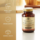 Solgar Vitamin D3 (Cholecalciferol) 250 mcg (10,000 IU) 120 Softgels - DailyVita