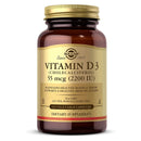 Solgar Vitamin D3 (Cholecalciferol) 55 mcg (2200 IU) 100 Vegetable Capsules - DailyVita