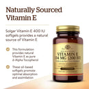 Solgar Vitamin E 134 mg (200 IU) Alpha 100 Softgels - DailyVita