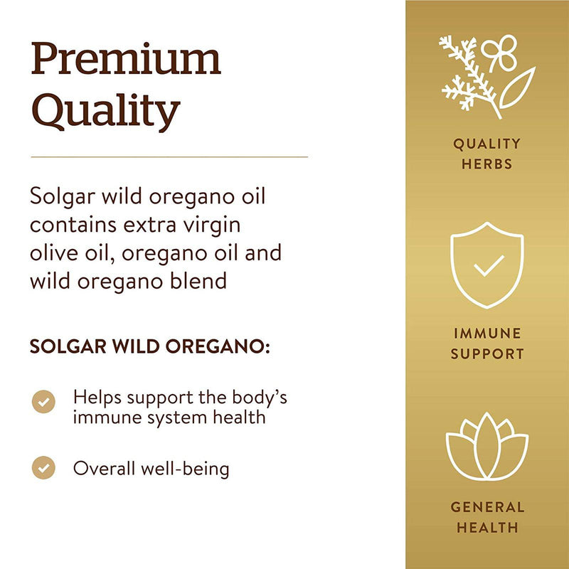 Solgar Wild Oregano Oil 60 Softgels