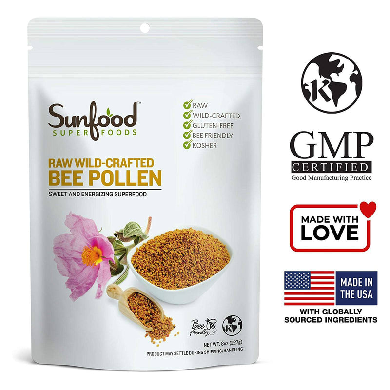 SunfoodPolen de abeja - 8 oz