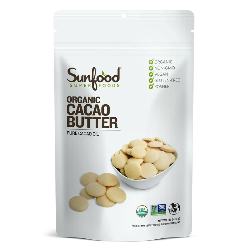 Sunfood Cacao Butter 1 lb