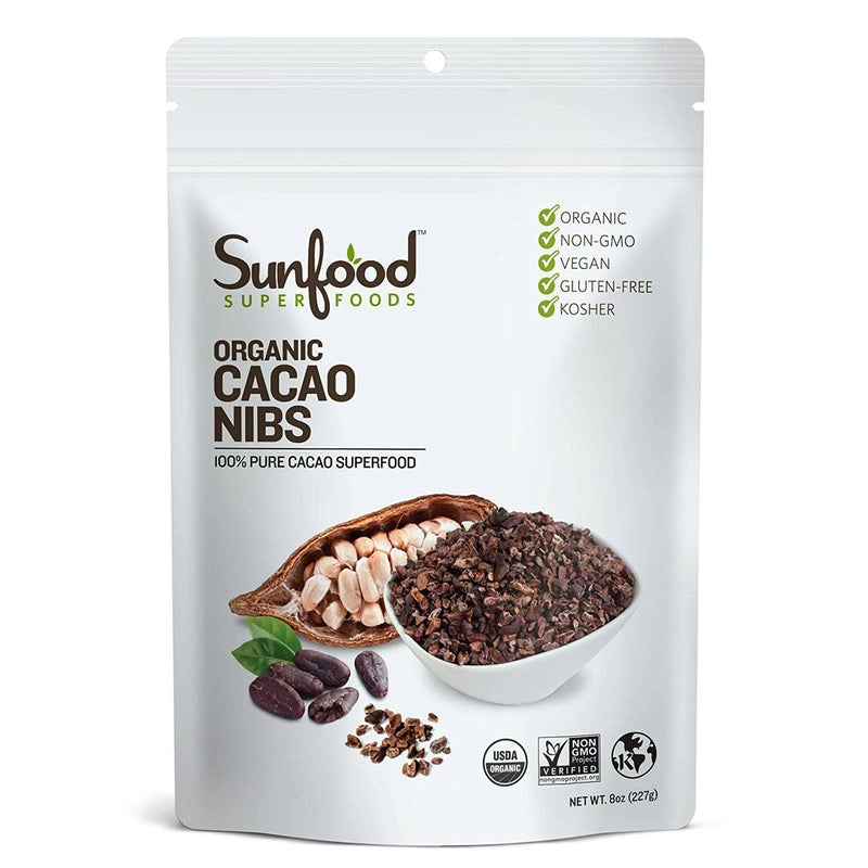 SunfoodNibs de Cacao - 8 oz