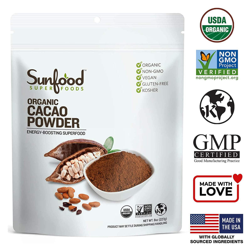 Sunfood Cacao Powder 8 oz