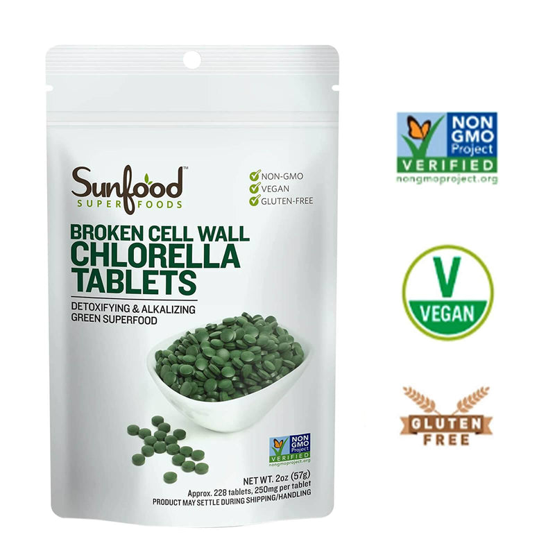 Sunfood Chlorella Tablets 2 oz