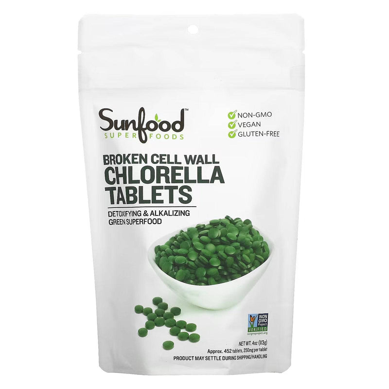 SunfoodChlorella Tabletas - 4 oz