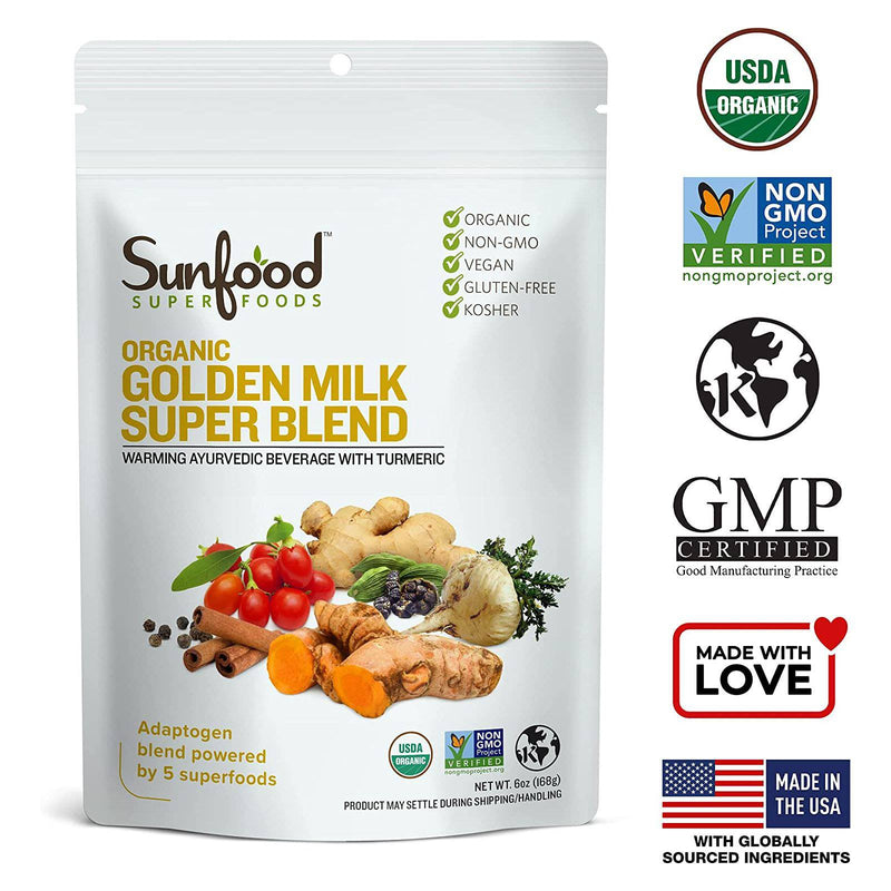 Sunfood 유기농 Golden Milk Super Blend - 6 oz