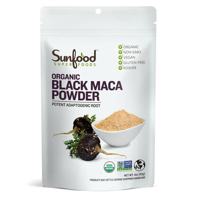 SunfoodMaca en Polvo, Negra - 4 oz