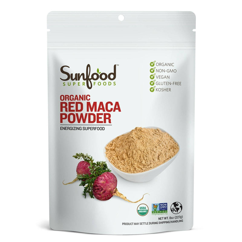 SunfoodMaca en Polvo, Roja - 8 oz