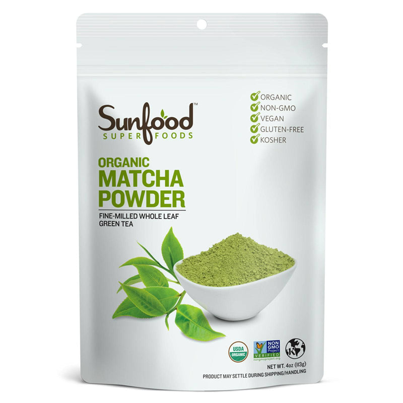 SunfoodTé Verde Matcha en Polvo - 4 oz