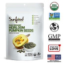 Sunfood Pumpkin Seeds Heirloom 8 oz - DailyVita