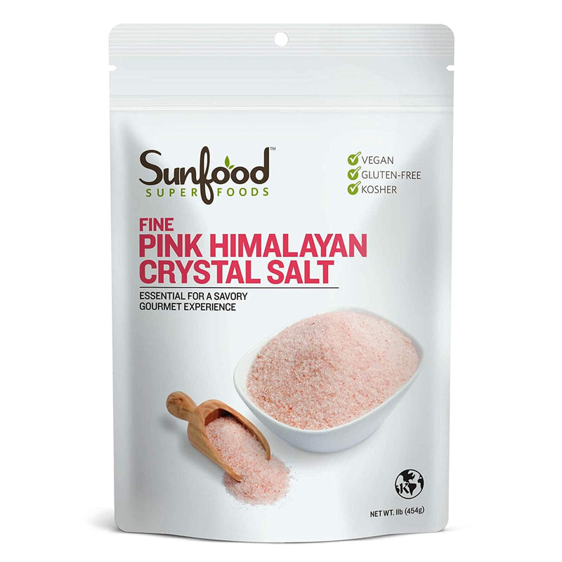 SunfoodSal, rosa del Himalaya, fina - 1 libra