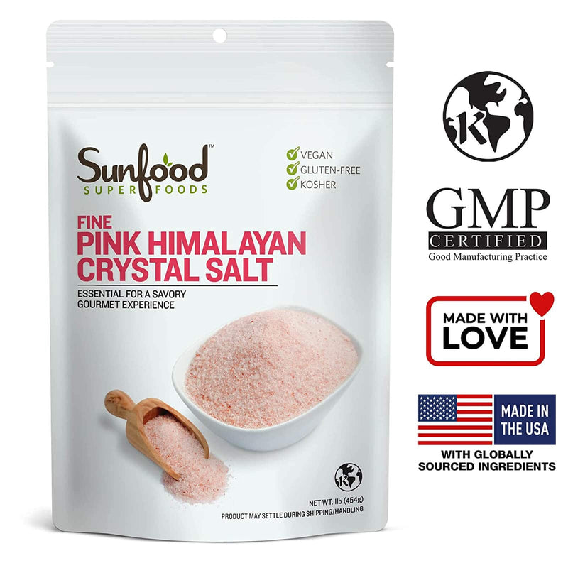 Sunfood Salt Himalayan Pink Fine 1 lb