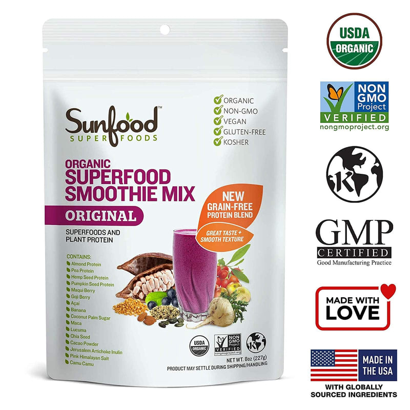 SunfoodMezcla de batidos de superalimentos - 8 oz