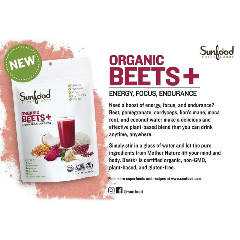 Sunfood Superfoods & Mushrooms Beets 5.31 oz