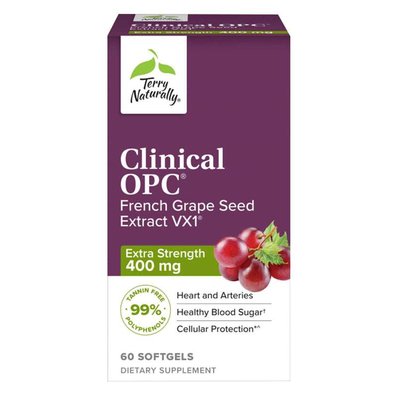 Terry Naturally Clinical OPC Extra Strength - 400 mg, 60 소프트겔